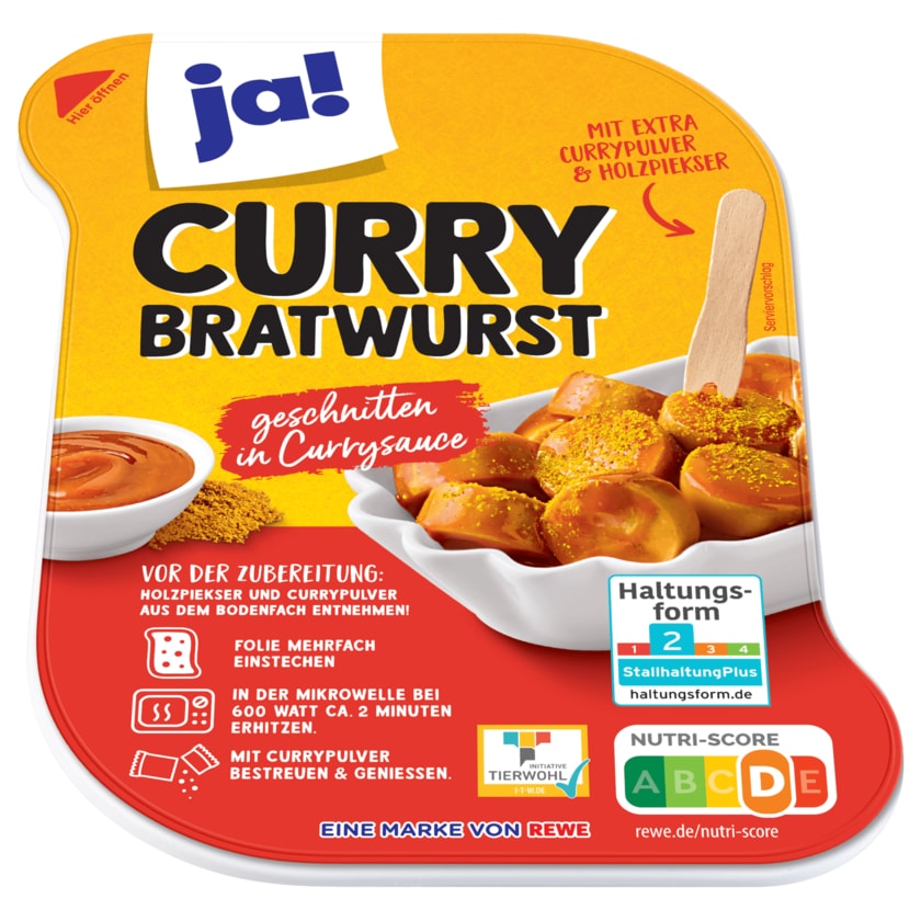 ja! Currywurst 220g